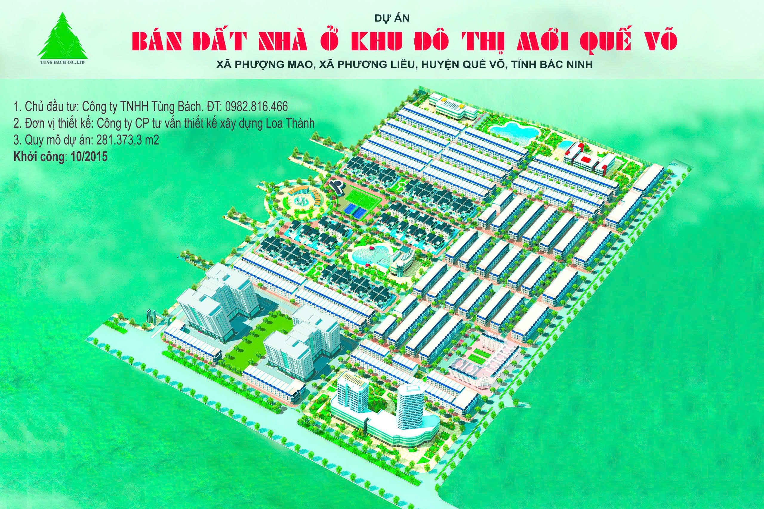 Toàn cảnh dự án từ trên cao